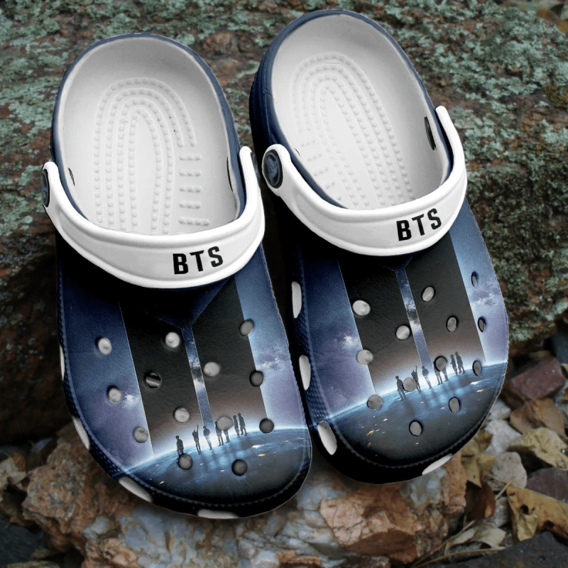 BTS Jungkook Pattern Clogs Crocs Shoes Crocband Comfortable For Men Women