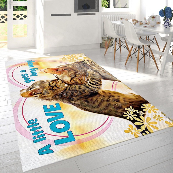 Avanti Kitten Kisses Area Rug Living Room Rug Home US Decor