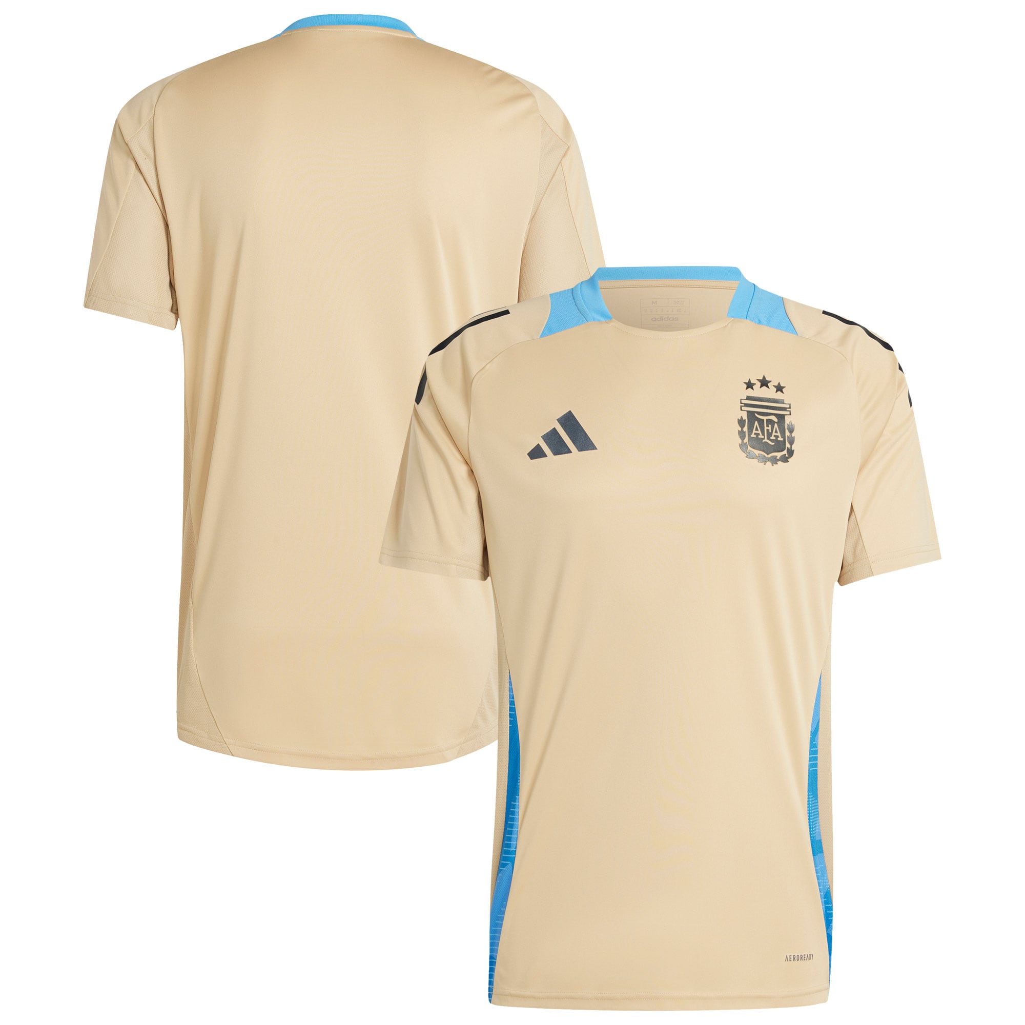 Argentina National Team 2024 AEROREADY Training Jersey – Tan