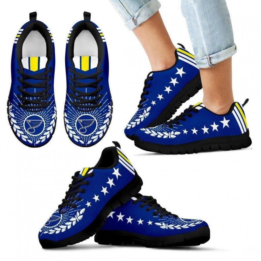 Line Of Stars Victory St. Louis Blues Sneakers #464