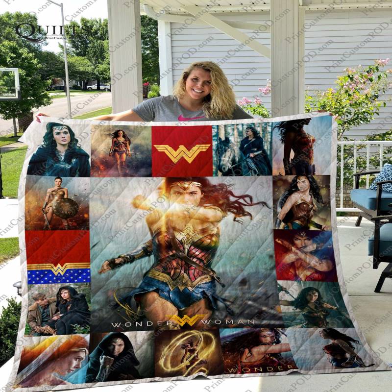 Wonder Woman Quilt Blanket for Fans