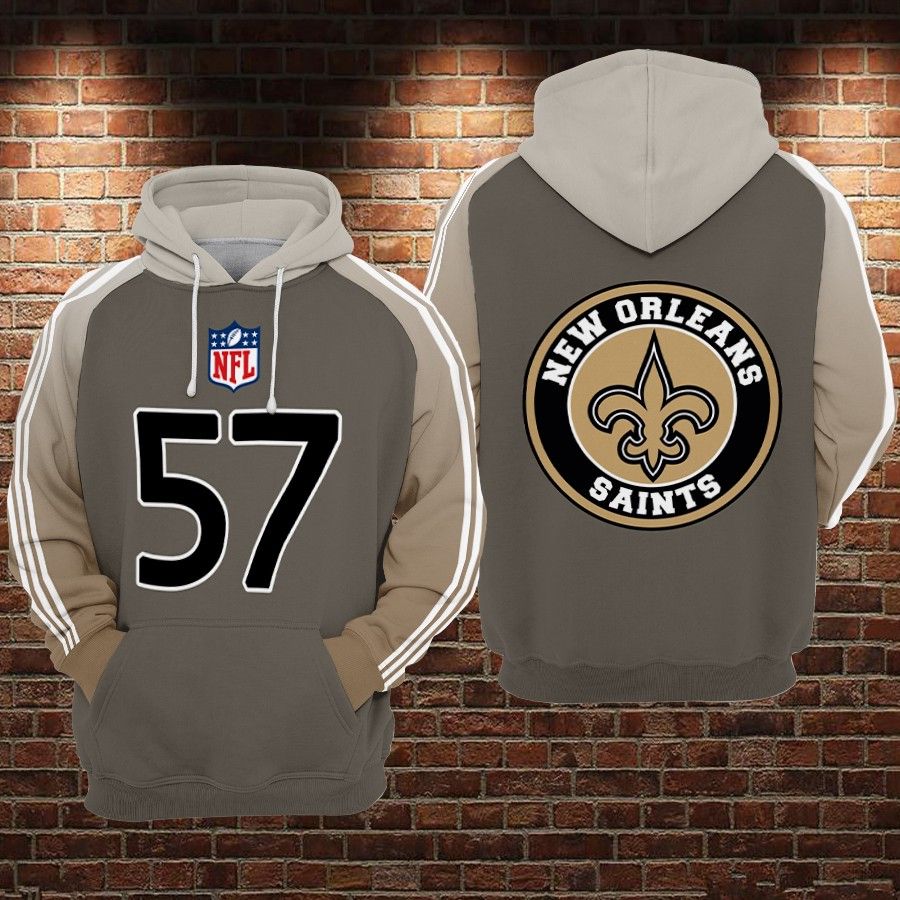 New Orleans Saints Classic 3D Hoodie Sweatshirt