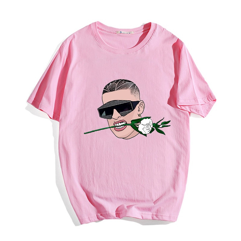 Bad Bunny Merch Bad Bunny Flower T-Shirt