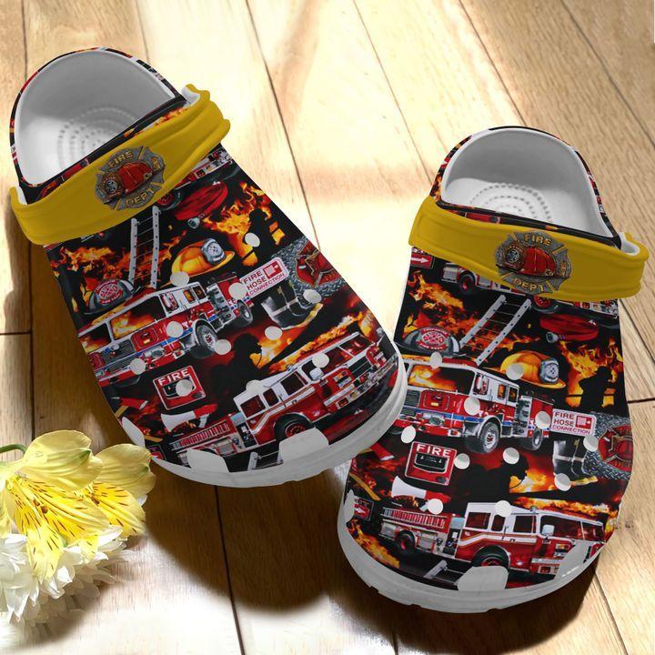 Firefighter Personalize Clog, Custom Name, Text, Fashion Style For Women, Men, Kid, Print 3D I Am A Firefighter