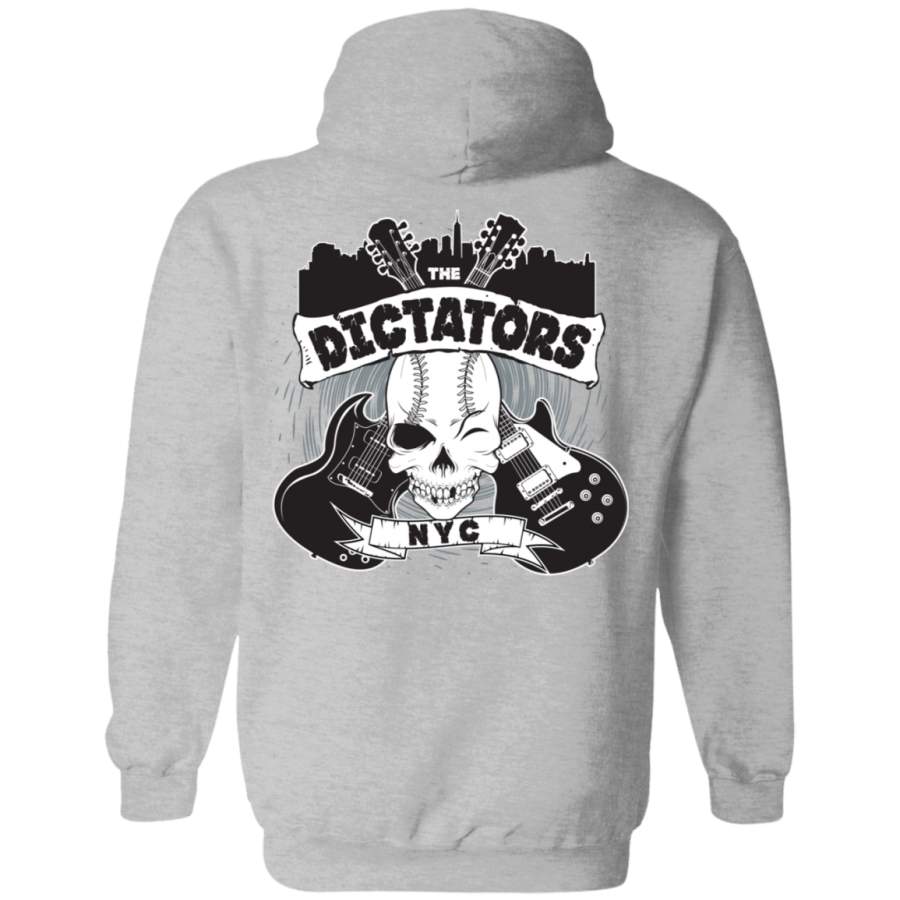 New York City Cafe Nine The Dictators Punk rock Ramones Back print Pullover Hoodie