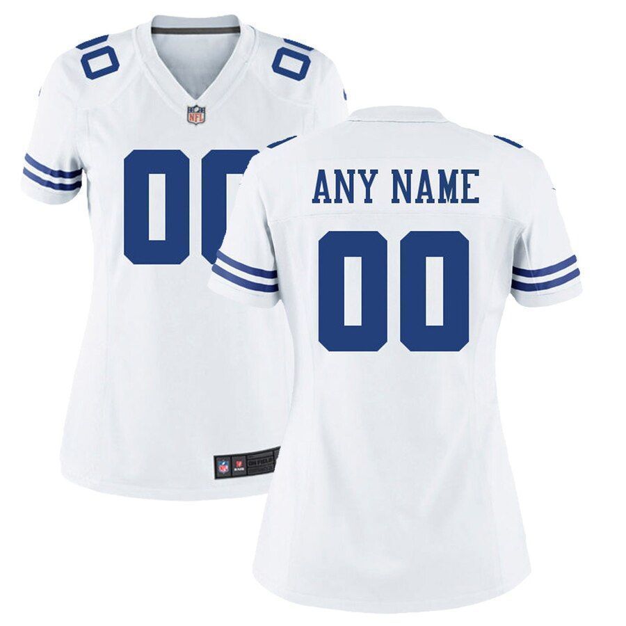 Dallas Cowboys WoCustom Game White 3D Jersey