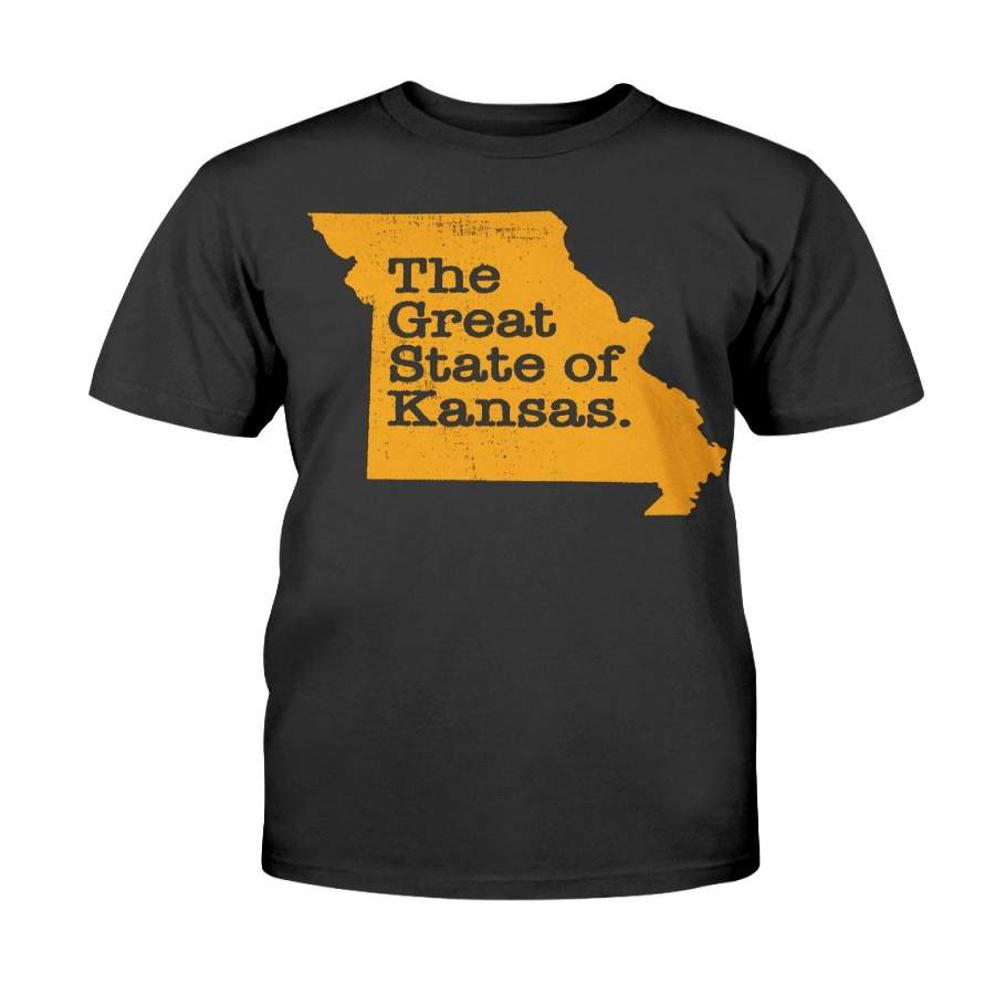 The Great State Of Kansas T-Shirt – Kansas City Chiefs