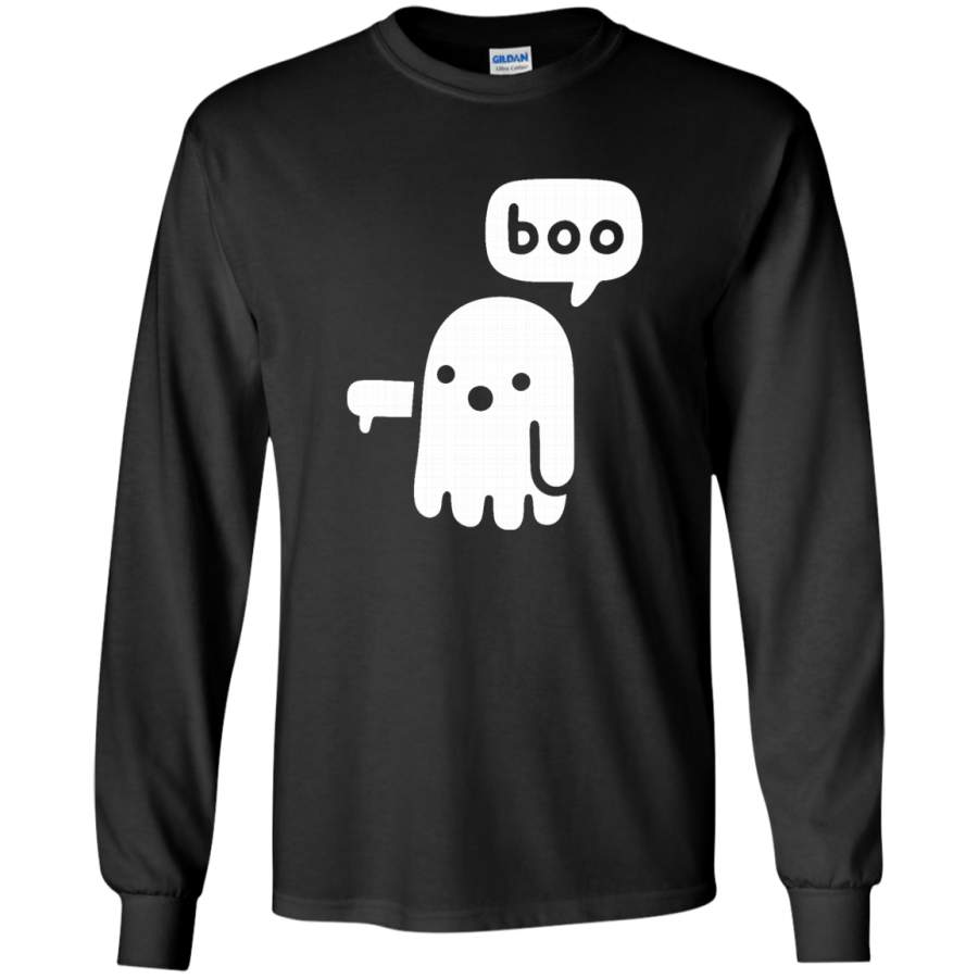 AGR Boo White Long Sleeve T-Shirt