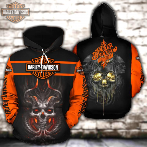 Harley-Davidson Graphic Unisex Hoodie Gift Limited Hoodie