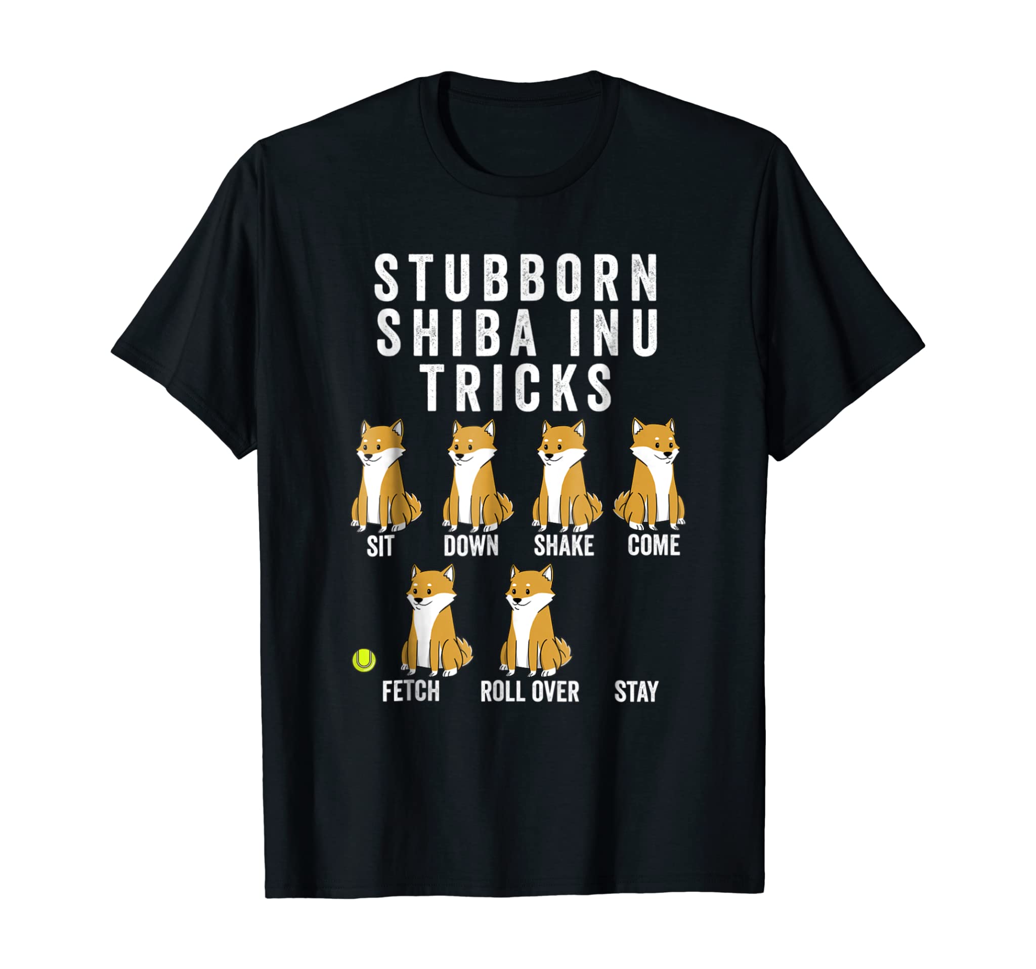 Stubborn Shiba Inu Tricks Shirt Funny Dog Gift