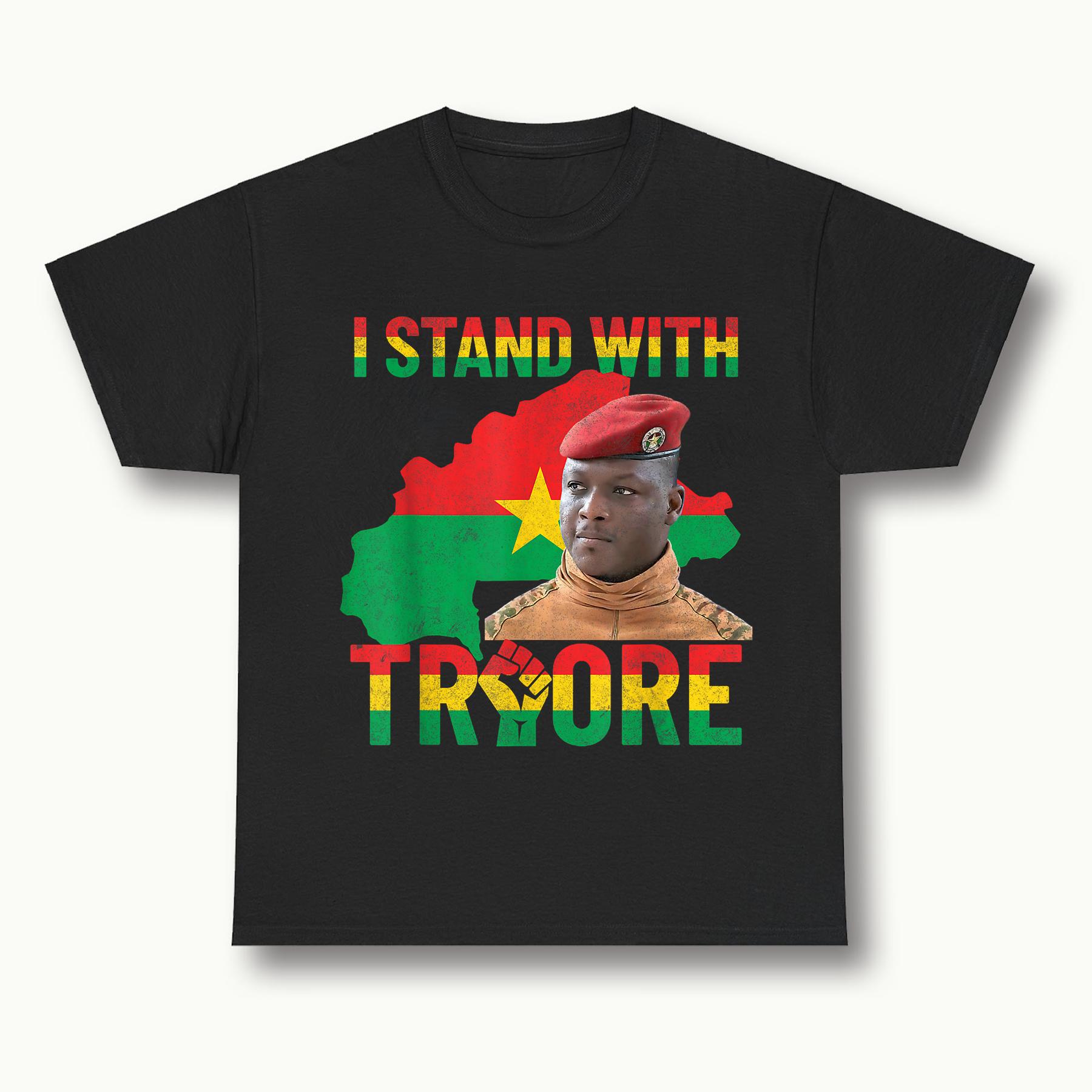 Africa Resistance Thomas Sankara Burkina Faso Ibrahim Traore T-Shirt, Graphic Unisex T-Shirt, Full Color T-Shirt, For Men, For Women