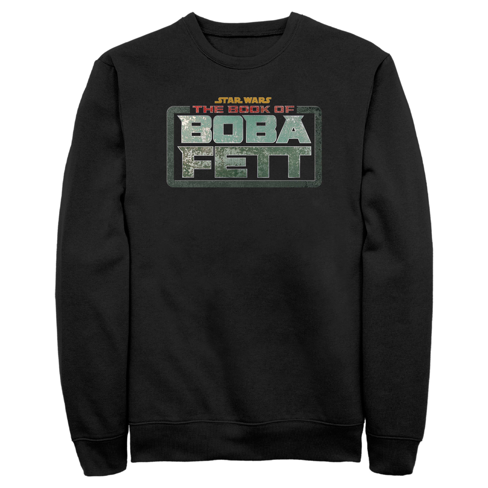 The Book Of Boba Fett Men’S Distressed Logo  Sweatshirt