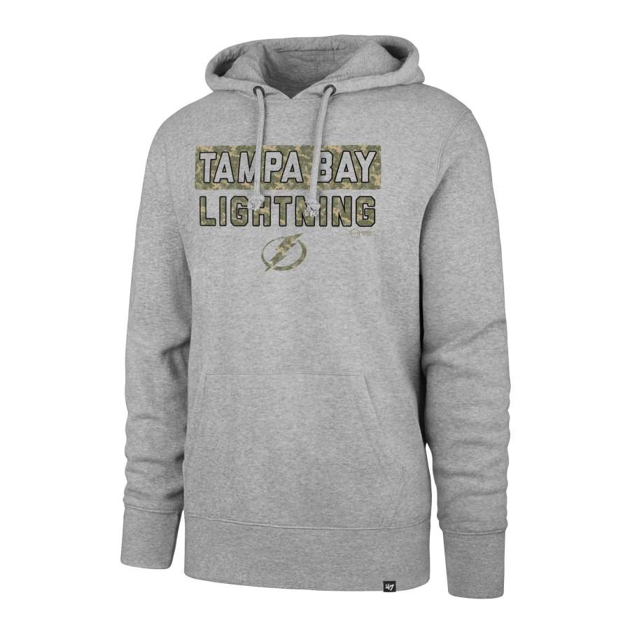 Tampa Bay Lightning Oht Distressed ’47 Headline Hoodie Unisex 3D All Over Print