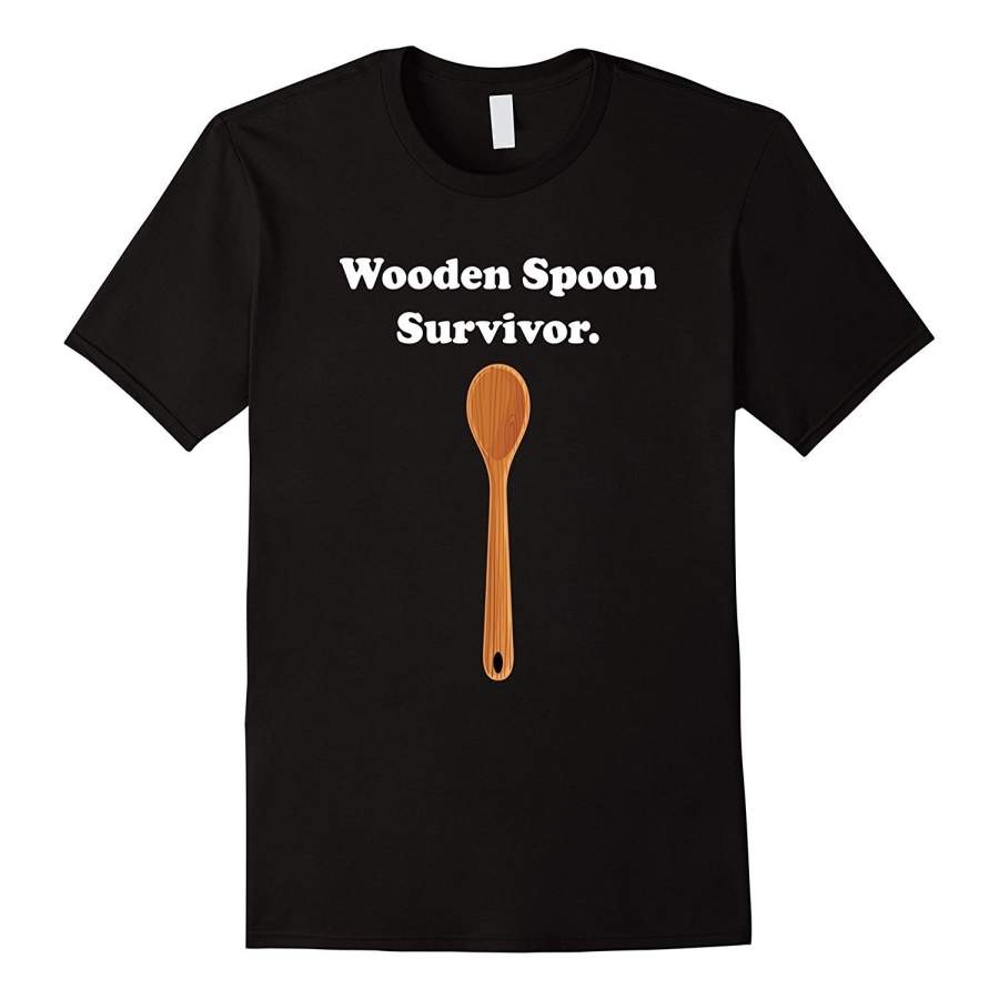 Wooden Spoon Survivor T Shirt Men Fashion Cotton T-Shirts