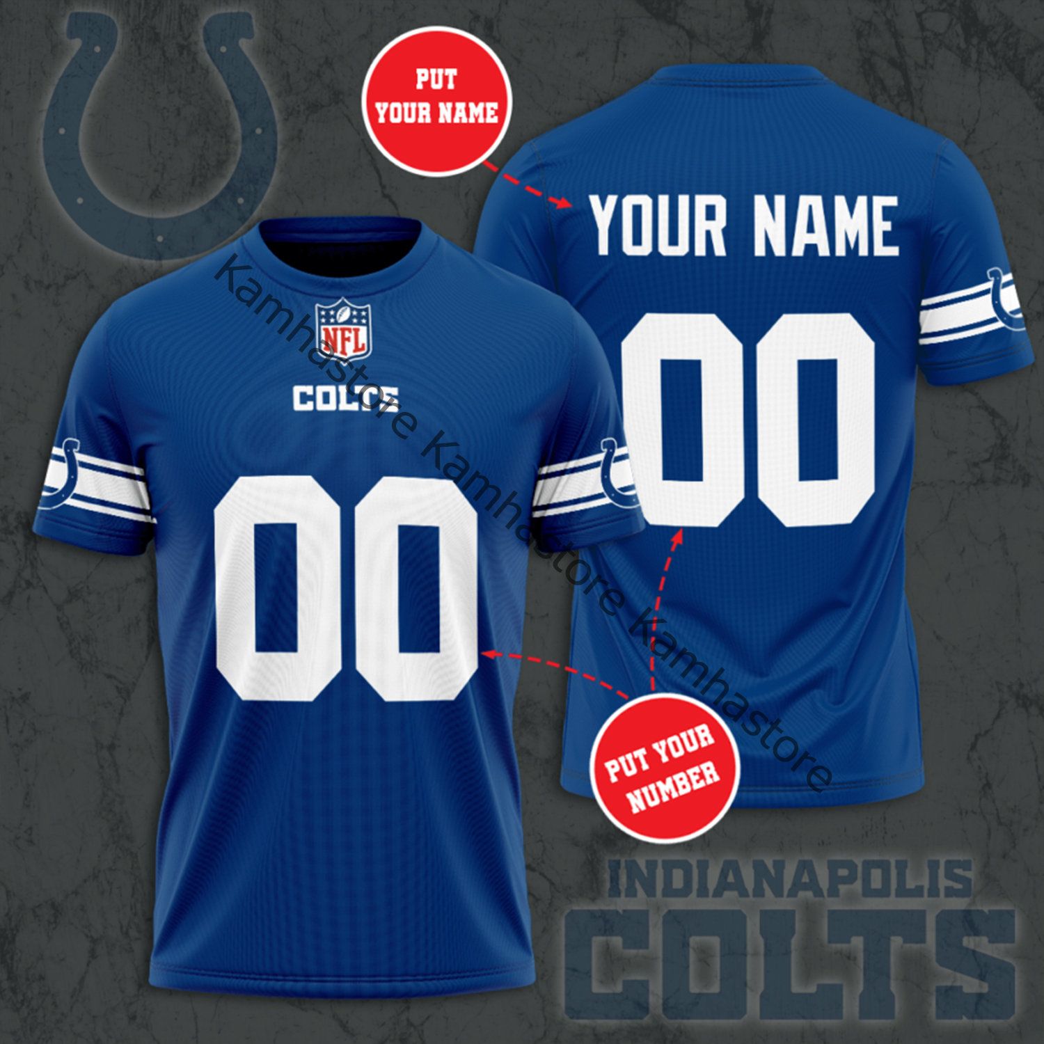 Indianapolis Colts All Over Print Shirt Indianapolis Colts