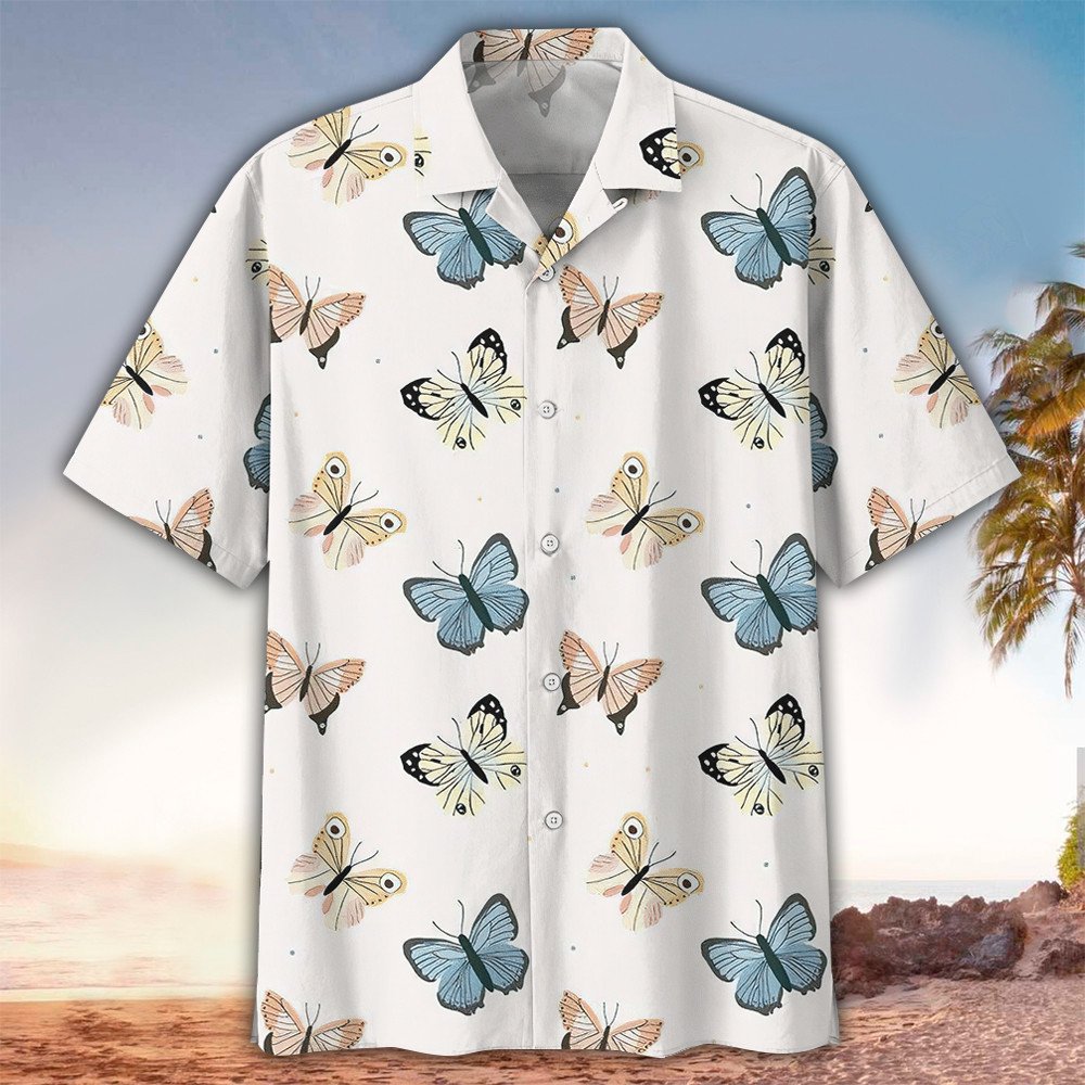 Butterfly Hawaii Shirt For Lovers Aloha Ha6637