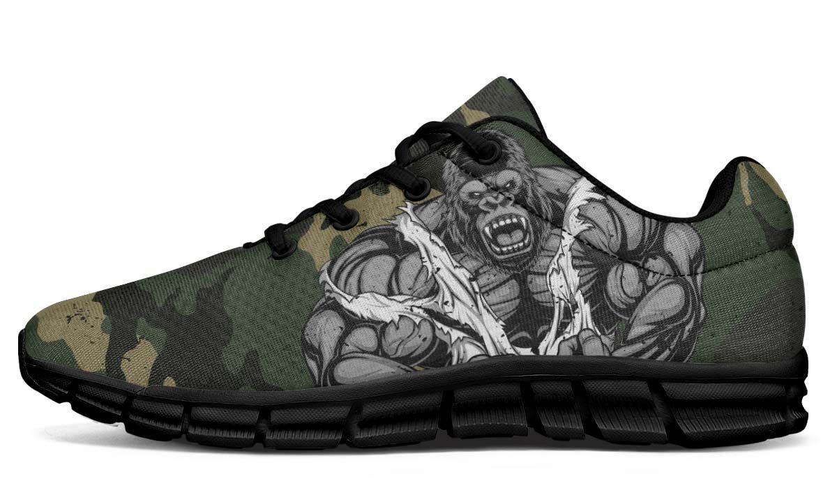 Camo Weights Beast Mode On Breathable Sneakers Custom Shoes V74