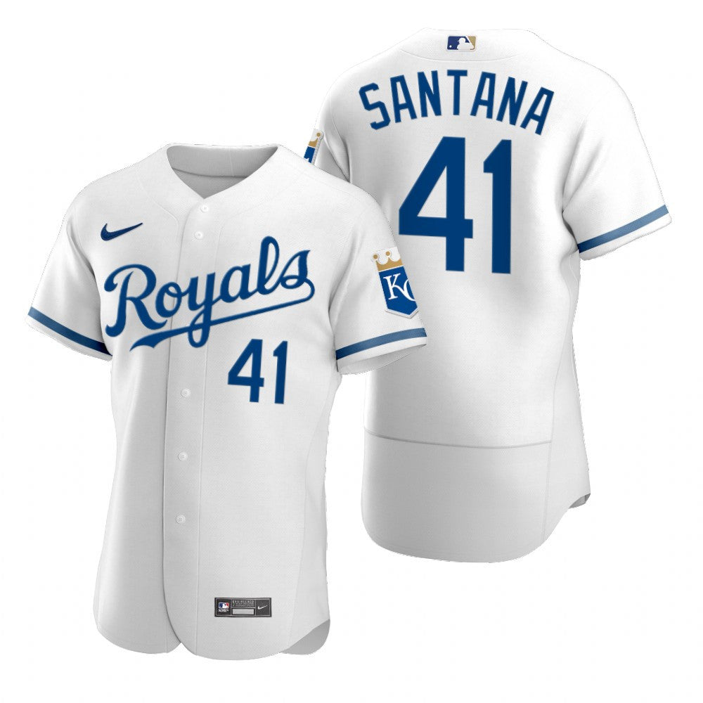 Carlos Santana 2022 Kansas City Royals White Baseball Player Jersey