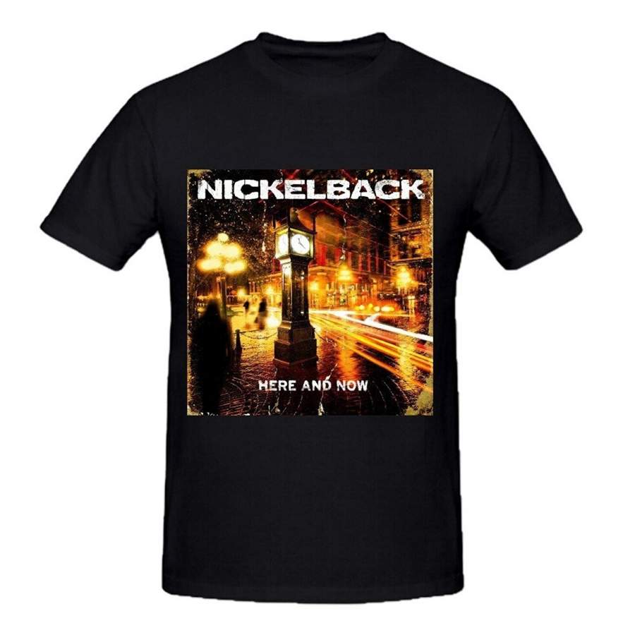 Nickelback Here And Now Fun Tee Shirts For Men Cotton T-Shirt