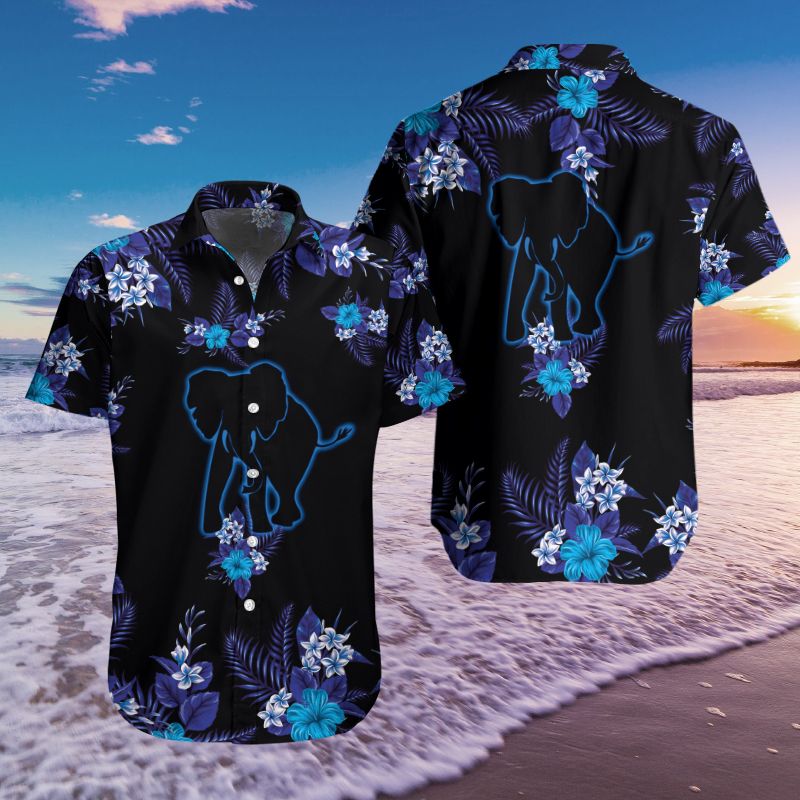 Hibiscus Pet Elephant Hawaiian Shirt Summer Time Hthh0565