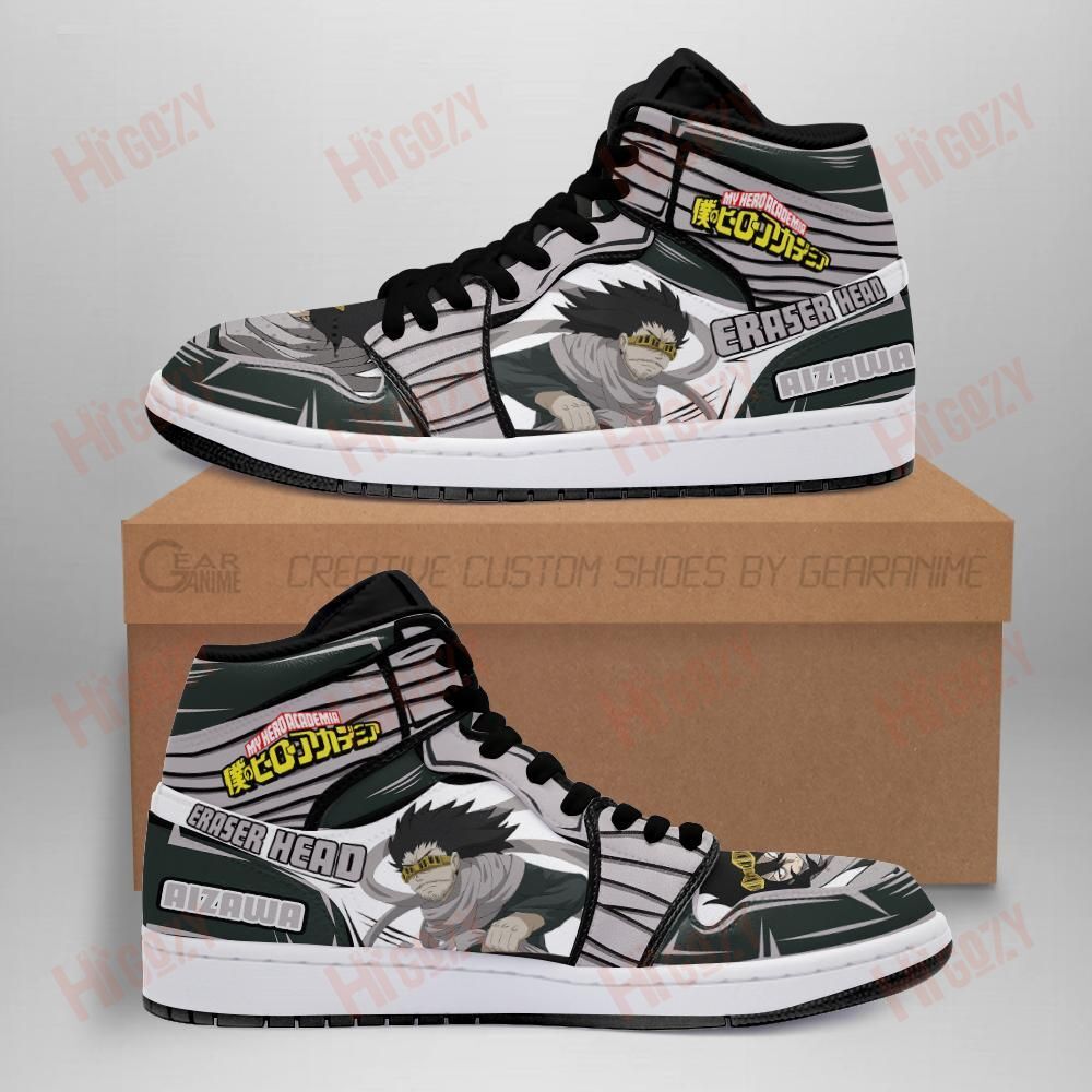 Bnha Shouta Aizawa Sneakers Custom Anime My Hero Academia Shoes