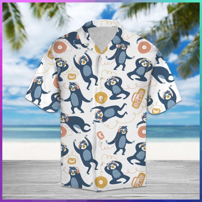 Amazing Sloths Hawaii Shirt Made In Summer Beach Shirts Ha58054