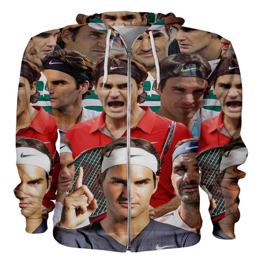 Roger Federer Zip Hoodie