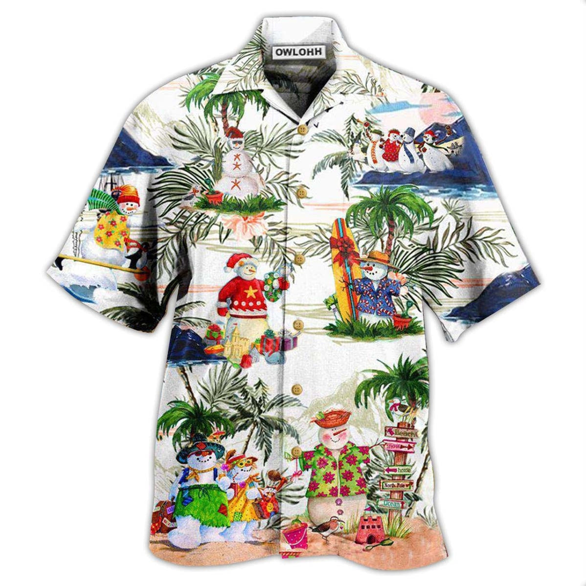 Snowman Amazing Style Hawaiian Shirt Ha58385