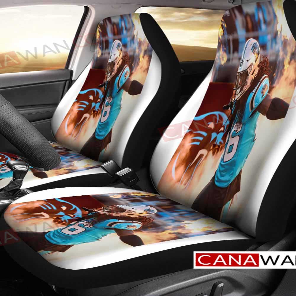 Carolina Panthers Style074 3D Customized Personalized Car Seat Cover