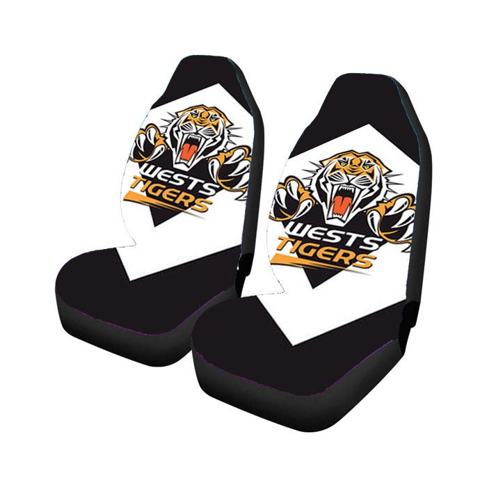 Wests Tiger Logo Grey Car Seat Covers