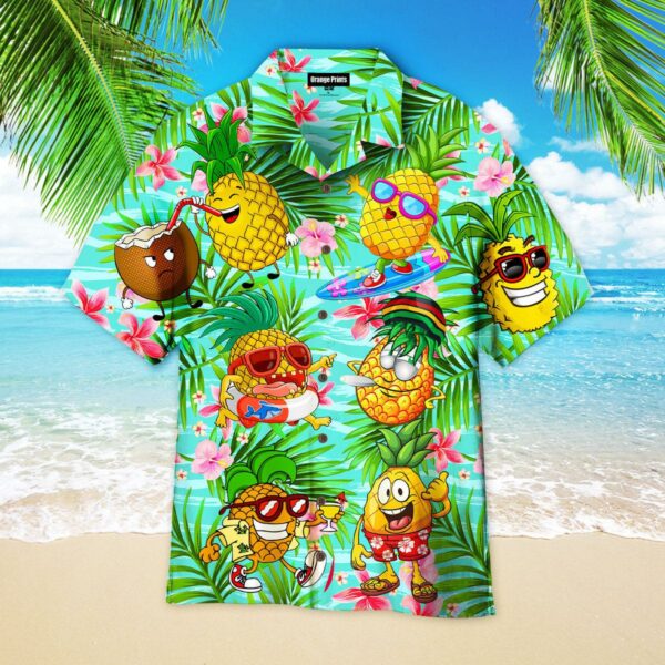 Funny Fruit Pineapple Love Summer Hawaii Shirt For Men Women Ha56615