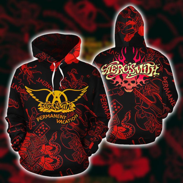 Aerosmith 3D Unisex Hoodie