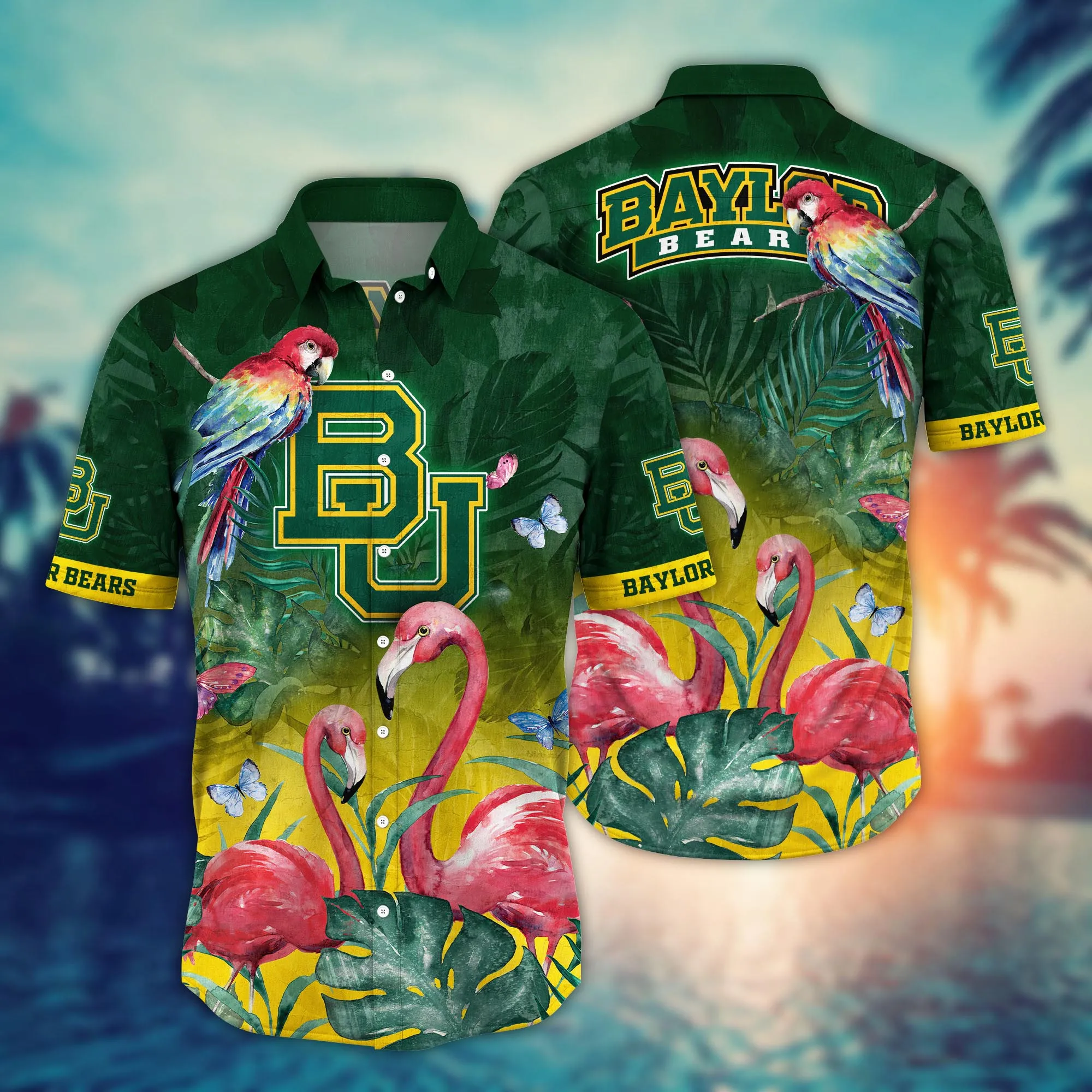 Baylor Bears NCCA Hawaiian Shirt Outdoor Movies Aloha Shirt