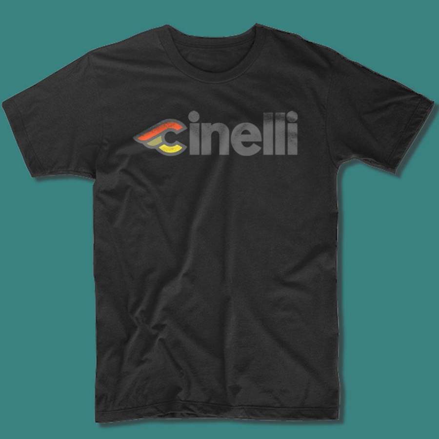 Cinelli Vintage Style Logo Men’S T Shirt