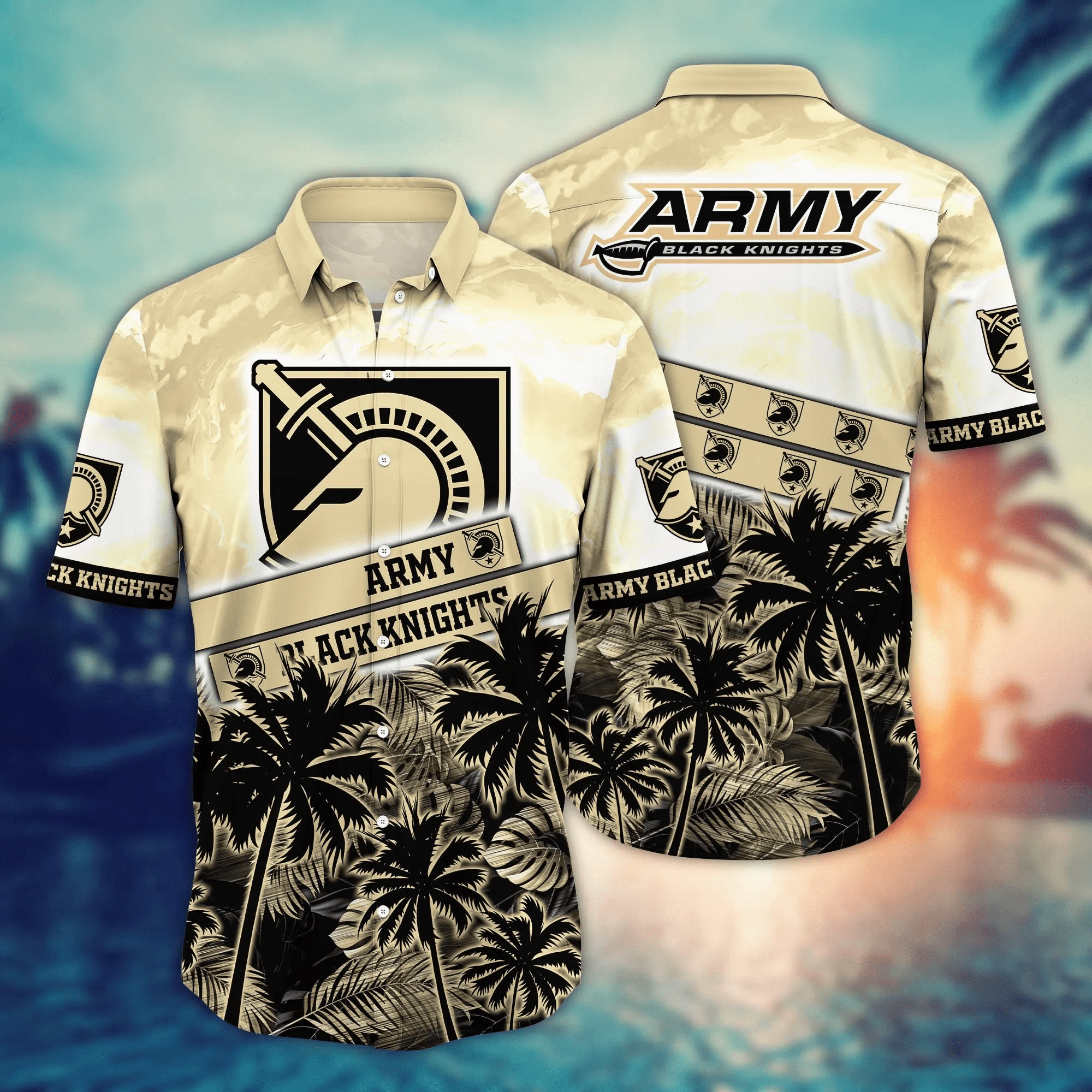 Army Black Knights NCCA Hawaiian Shirt Lighthearted Aloha Shirt