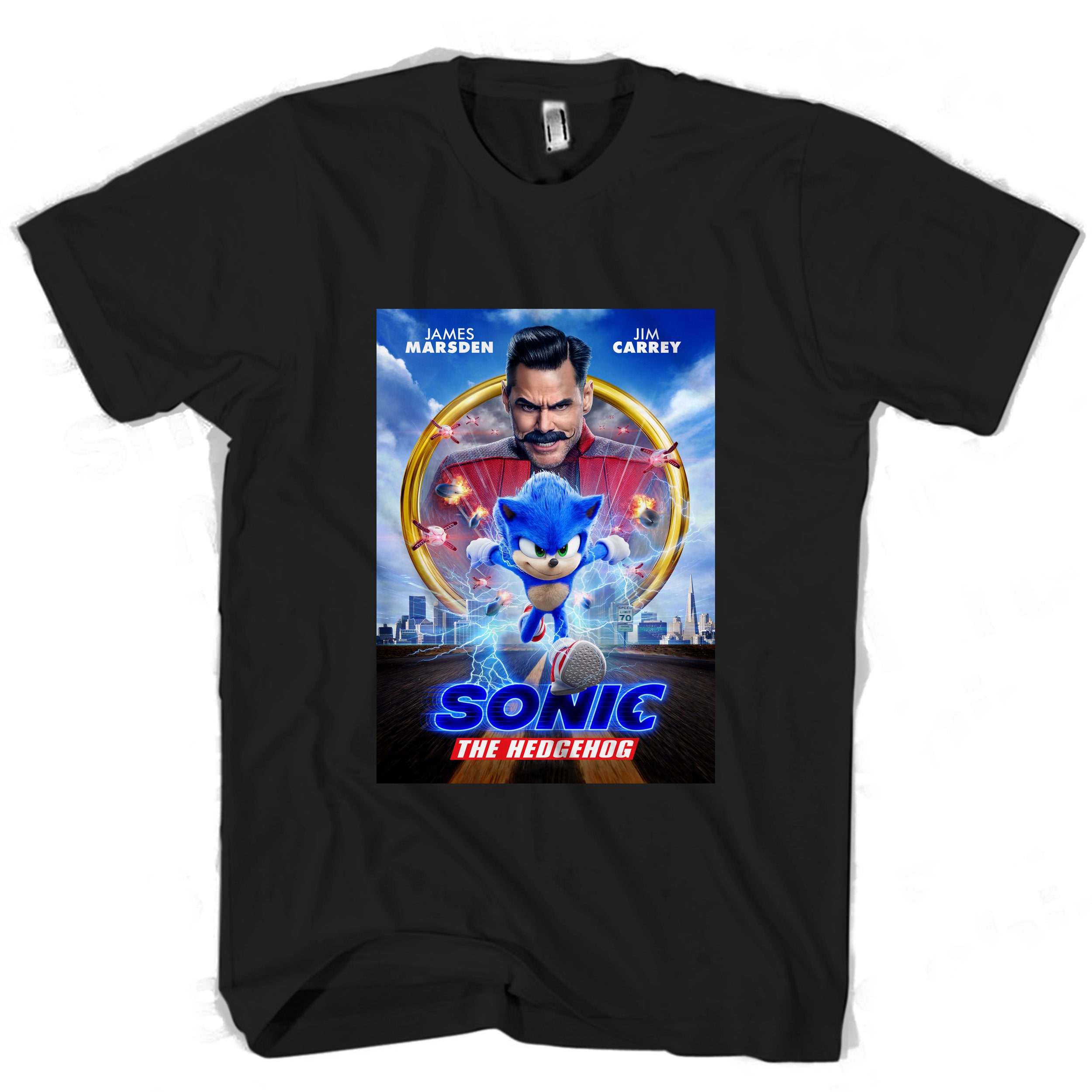 Sonic The Hedgehog Poster Man’S Tee T-Shirt