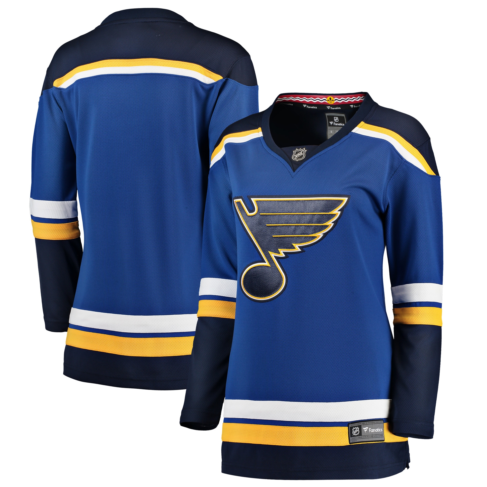 St. Louis Blues Branded Women's Breakaway Home Jersey – Blue