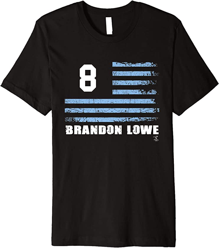 Brandon Lowe Vintage Flag Gameday Premium T-Shirt