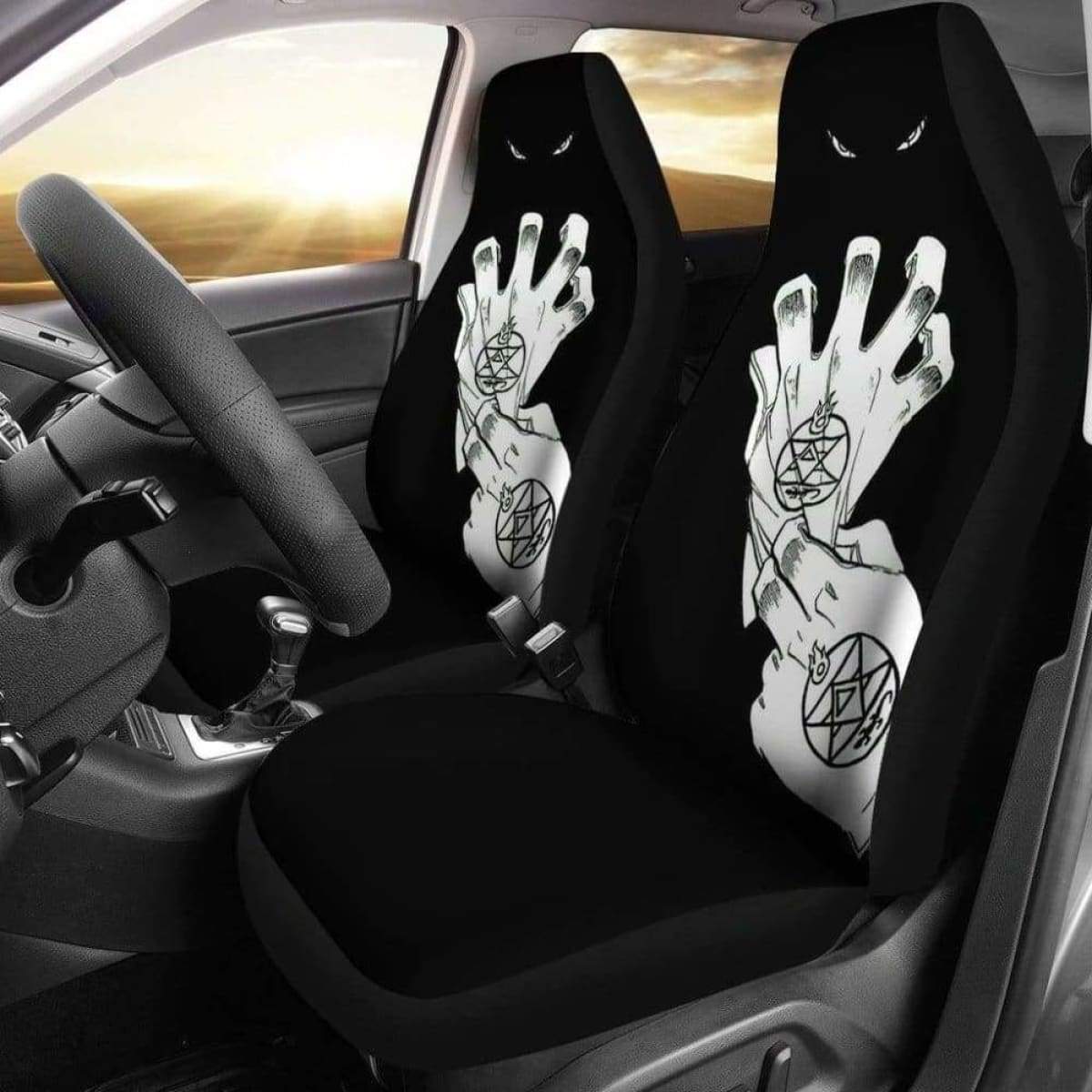 Hellsing Ova Car Seat Covers 2 Universal Fit