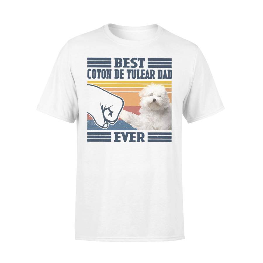 Father’s Day Best Coton De Tulear Dad Ever Vintage T-shirt
