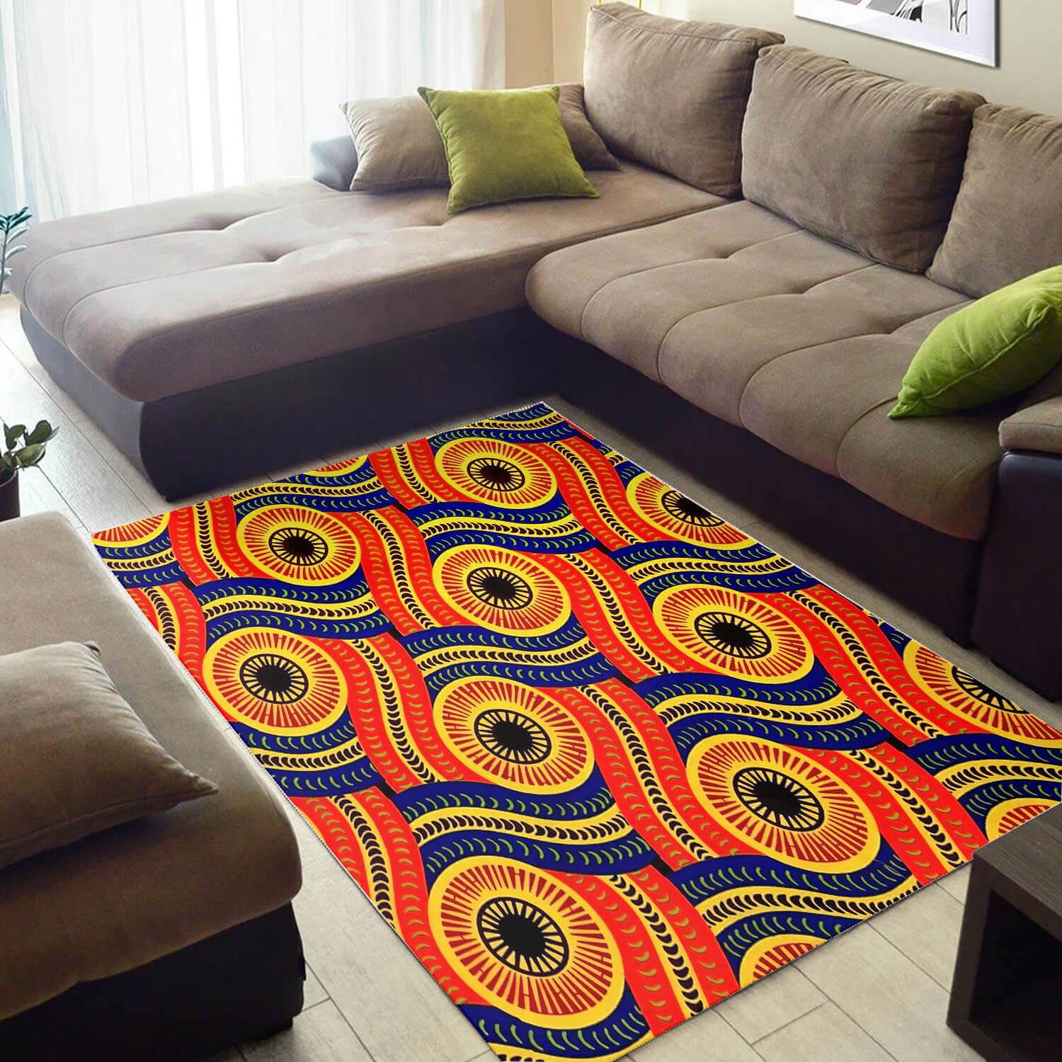 Cool African Area Rug Holiday Natural Hair Afrocentric Art African Design Floor Carpet African Inspired Living Room WBG3326