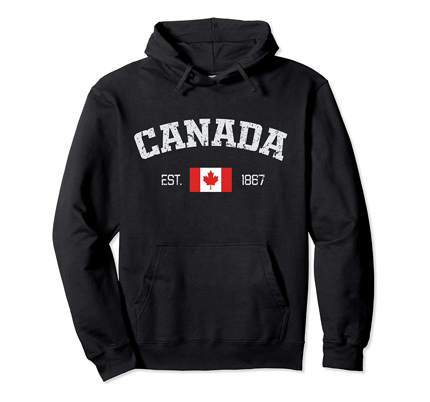 Vintage Ottawa Canada Est. 1867 Souvenir Gift Pullover Hoodie, T-Shirt, Sweatshirt, Tank Top, Racerback, Dolman