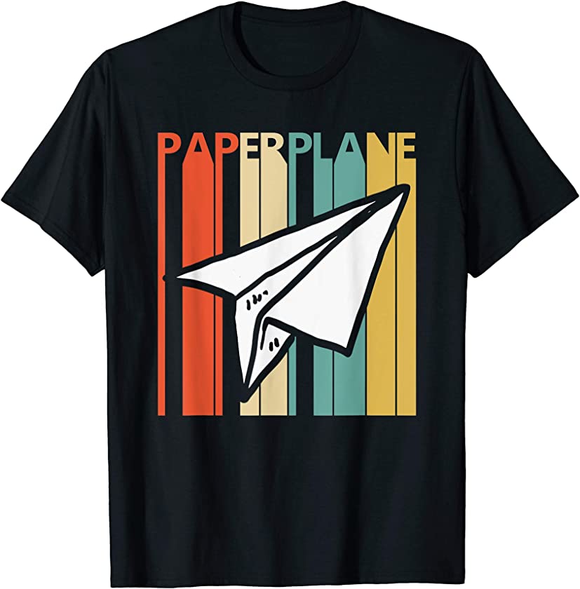 Vintage Paper Plane T-Shirt