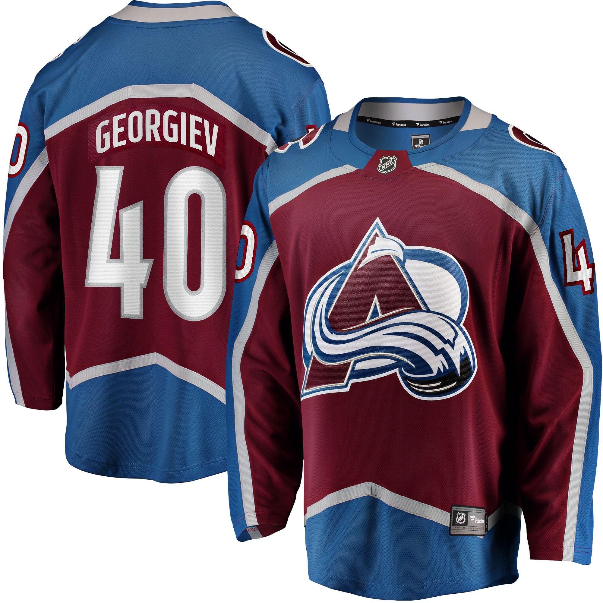 Alexandar Georgiev Colorado Avalanche Branded Home Breakaway Player Jersey – Burgundy