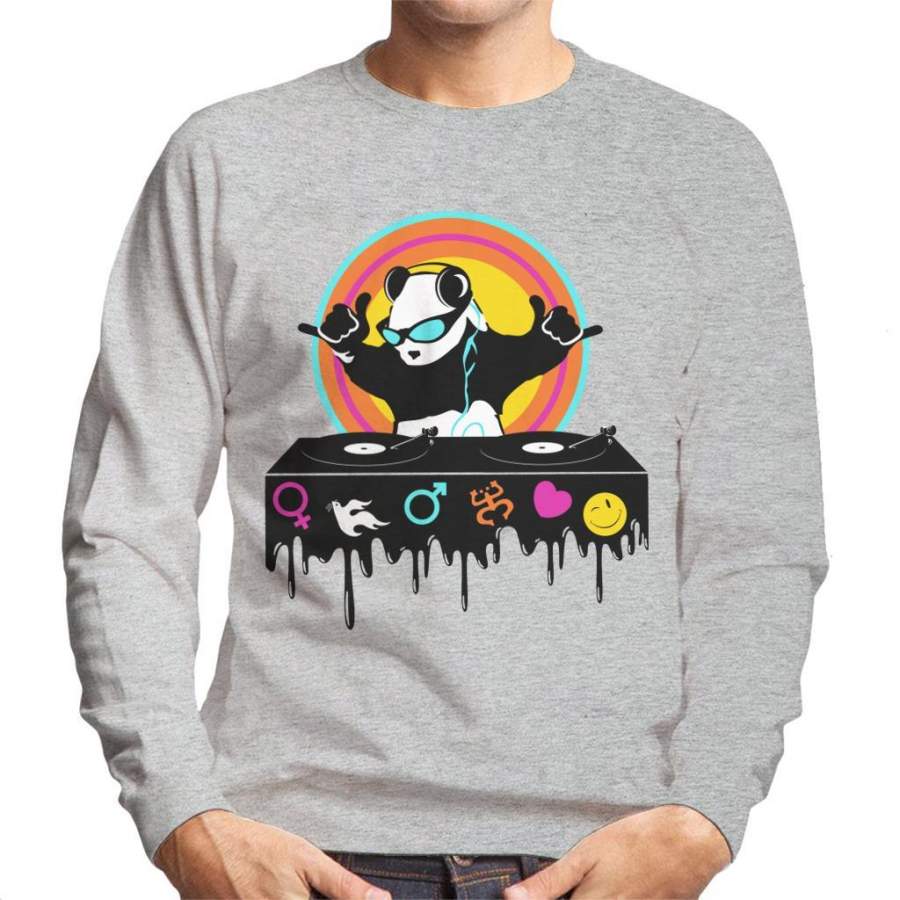 DJ Panda Monium Men’s Sweatshirt