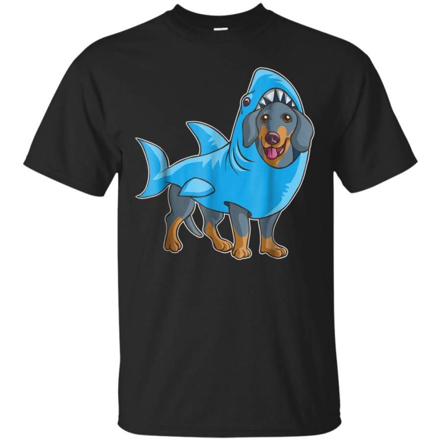 AGR Dachshund Shark Shirt Funny Dog Suit Puppy Great White Gift Jaq T-shirt