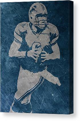 Matthew Stafford Detroit Lions Joe Hamilton Canvas Print