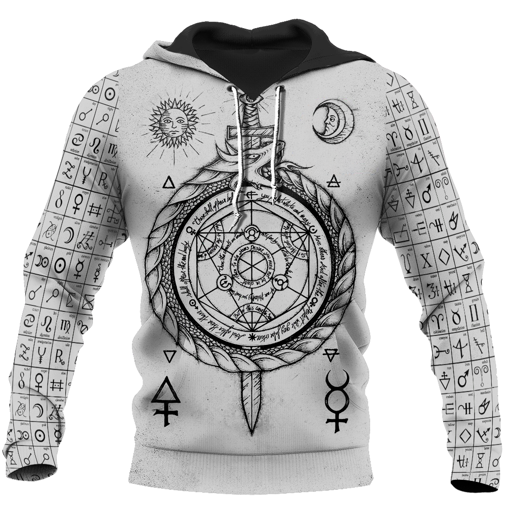 Alchemy 3D All Over Printed Shirts Hoodie JJ030102CHV