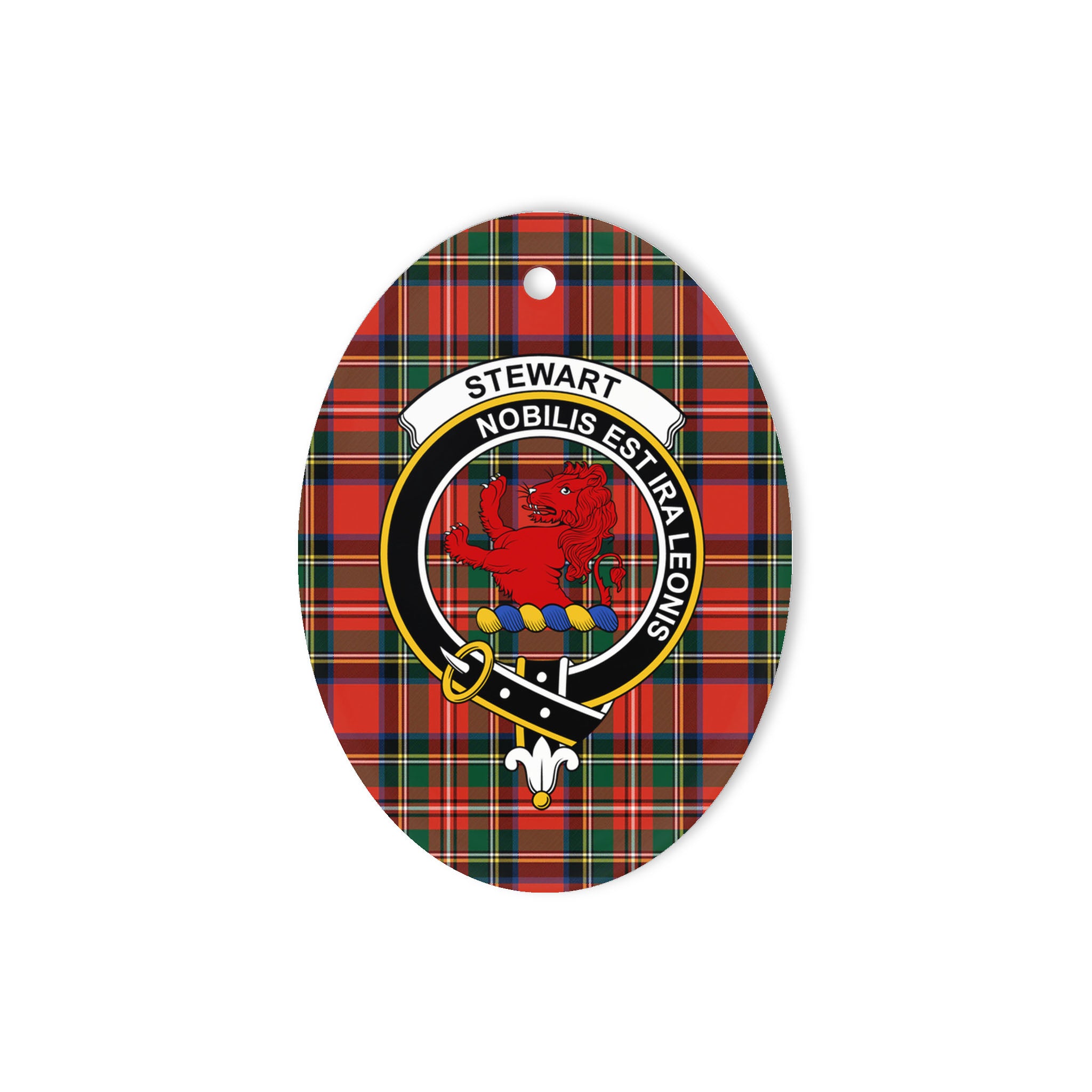 Stewart Stuart Of Bute Scottish Clan Plaid Ornament Gift. Christmas Tree Ornament Stewart Stuart Of Bute Clan Tartan Ornament Great Christmas Ornaments Gift Oval Ornament