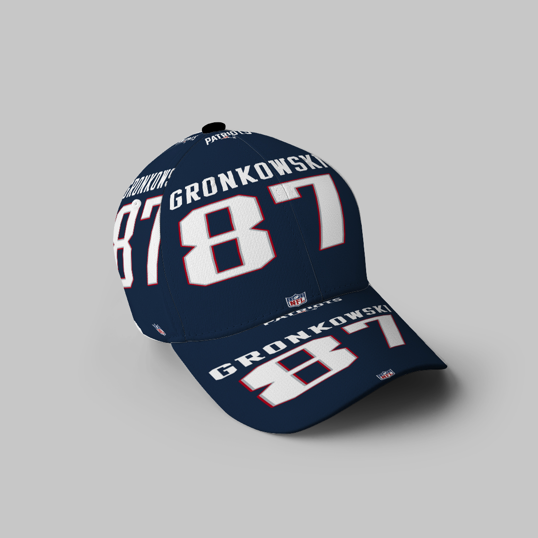 New England Patriots Gostkowski 87 Uniform 3D Printing Baseball Cap Classic Hat